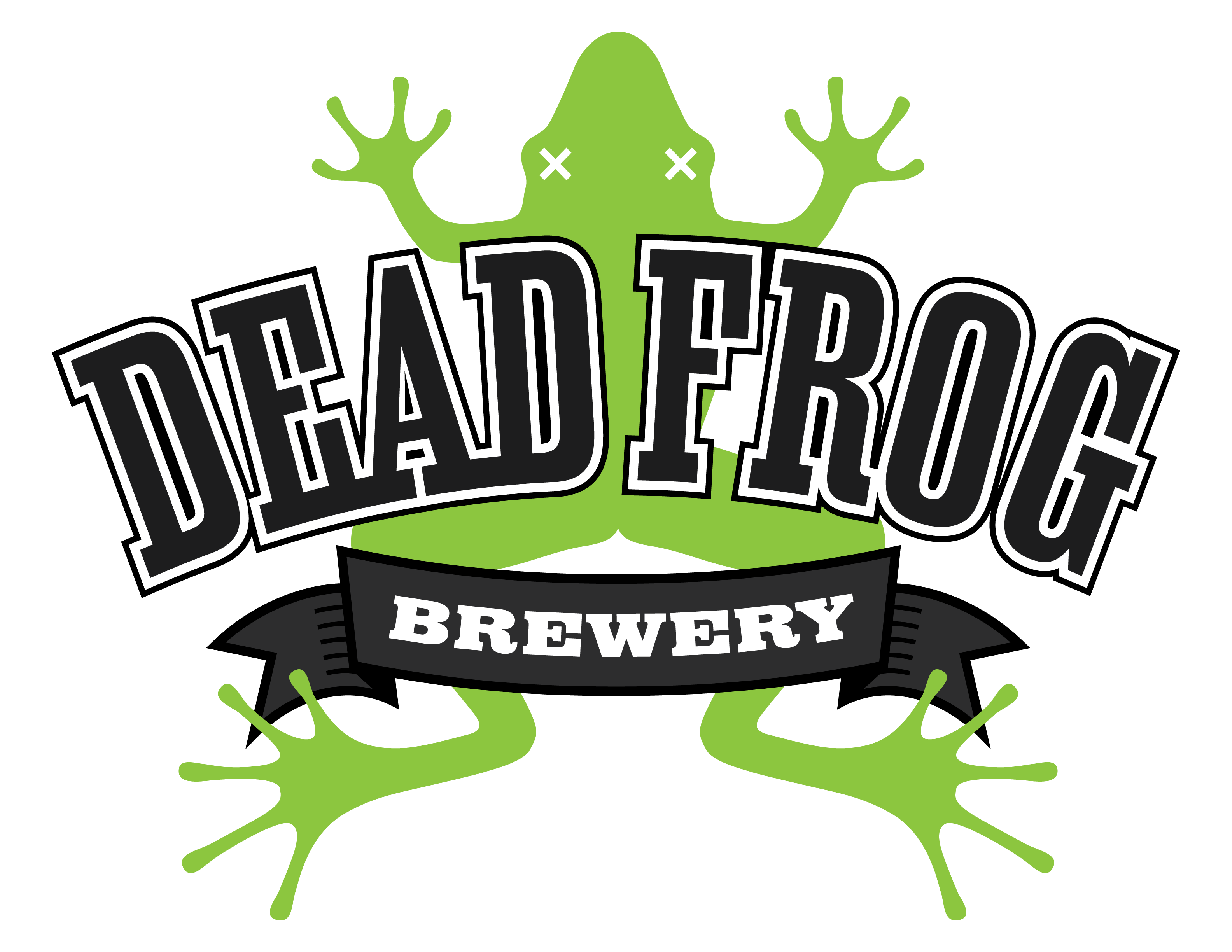 Dead Frog Brewery's logo